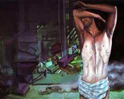 DAWNING, 1982, oil on canvas, 123x170 cm